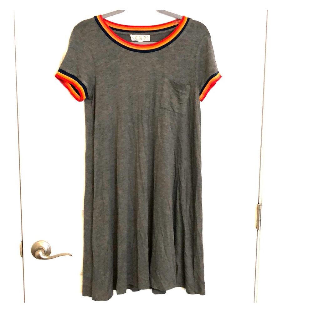 Grey T-shirt dress